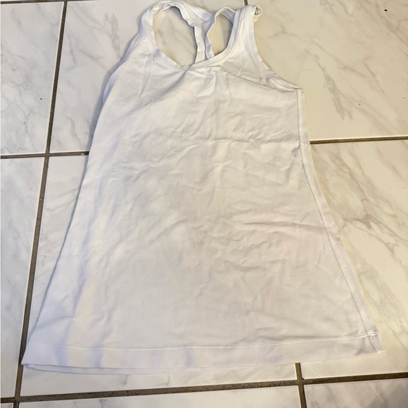 White Lululemon tank - Picture 3 of 4